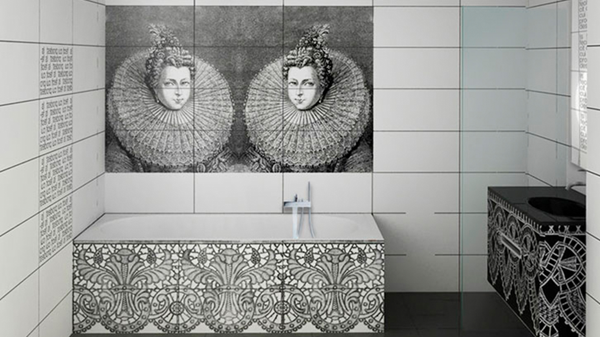 Кафельная плитка Кружева дизайн decorkuznetsov
